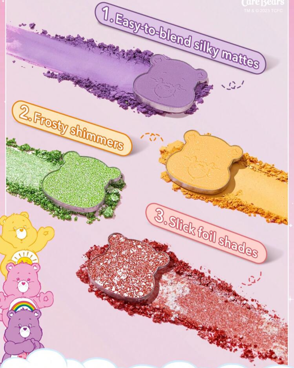 Care Bears X SHEGLAM Share Your Care Palette Valentine Day!