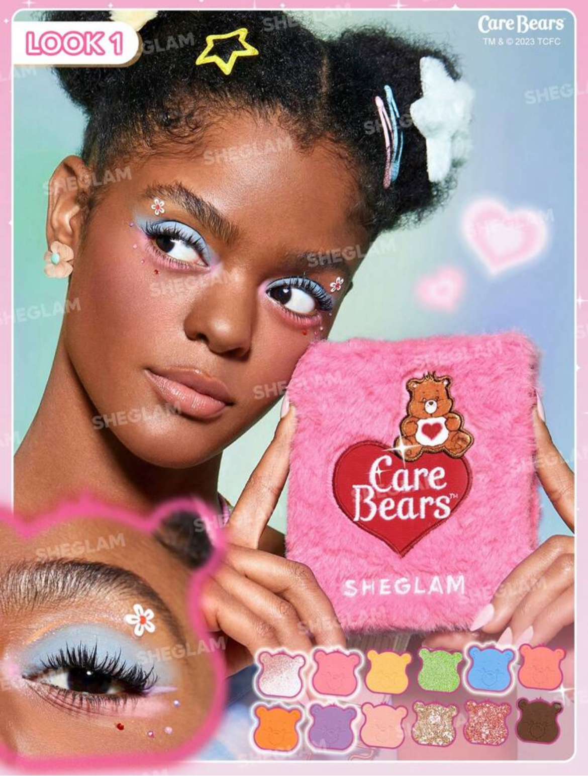 Care Bears X SHEGLAM Share Your Care Palette Valentine Day!