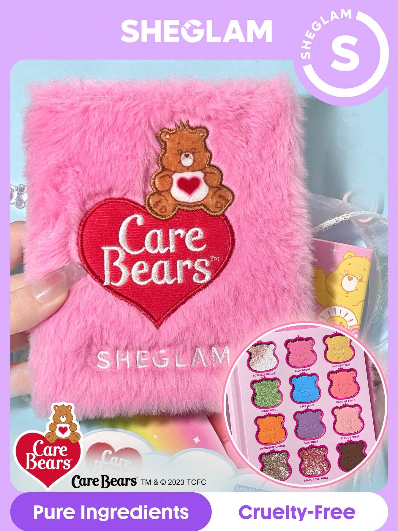 Care Bears X SHEGLAM Share Your Care Palette Valentine Day!