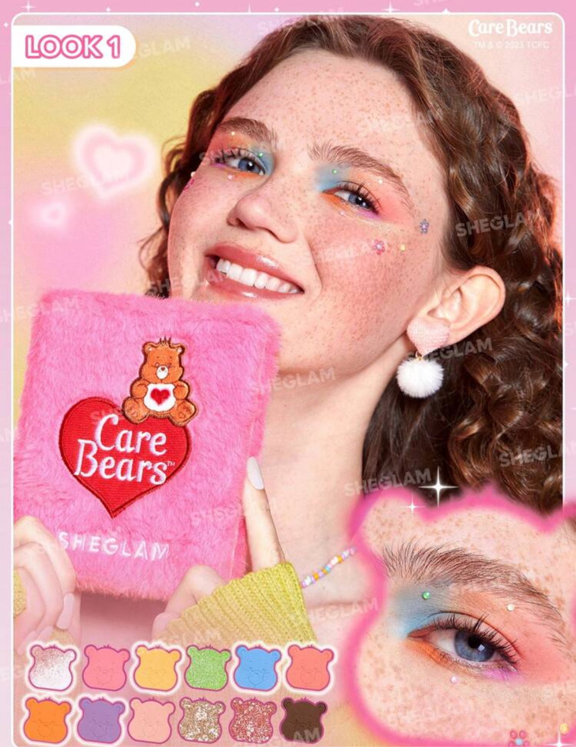 Care Bears X SHEGLAM Share Your Care Palette Valentine Day!