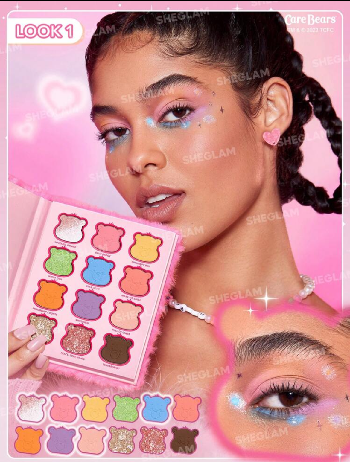 Care Bears X SHEGLAM Share Your Care Palette Valentine Day!