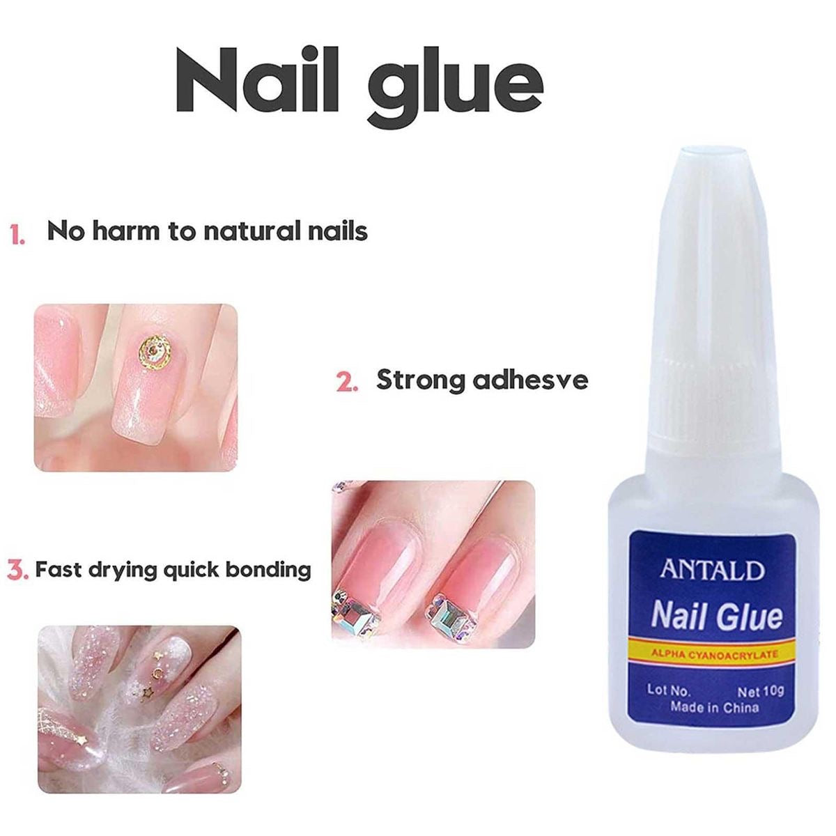 Nail brush on Glue