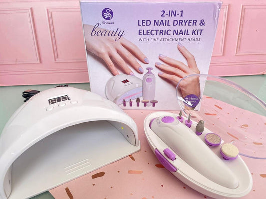 2-IN-1 Led Nail dryer & Electric Nail Kit