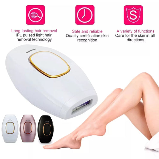 IPL Laser Hair Removal Epilator Permanent Body Machine Flashes Painless Device