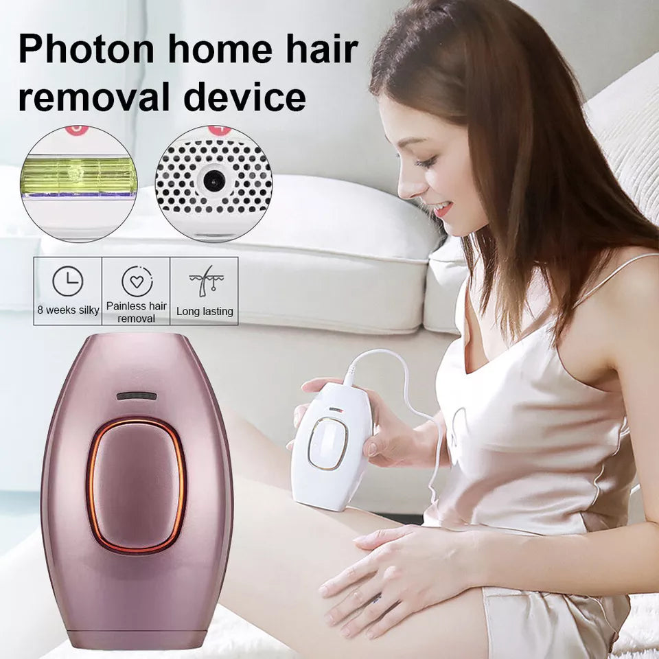 IPL Laser Hair Removal Epilator Permanent Body Machine Flashes Painless Device