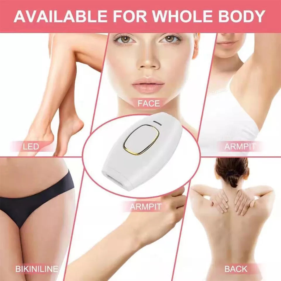 IPL Laser Hair Removal Epilator Permanent Body Machine Flashes Painless Device